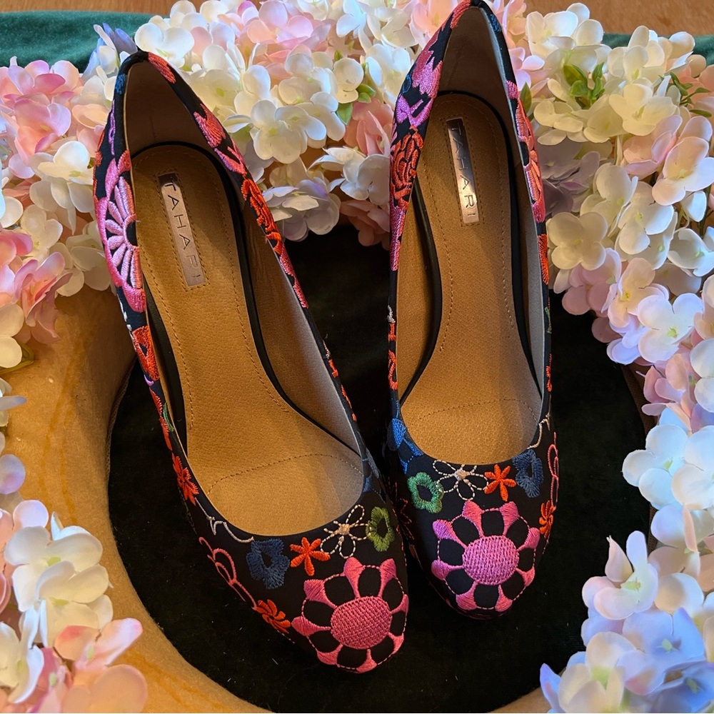 Floral heels